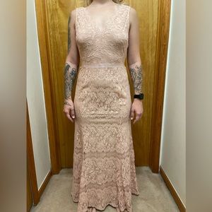 Francesca’s Lace full length dress